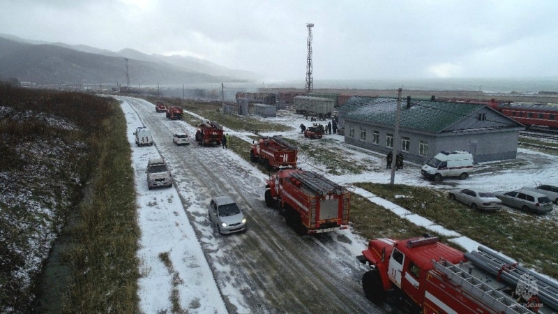 На железной дороге проведены            пожарно-тактические учения