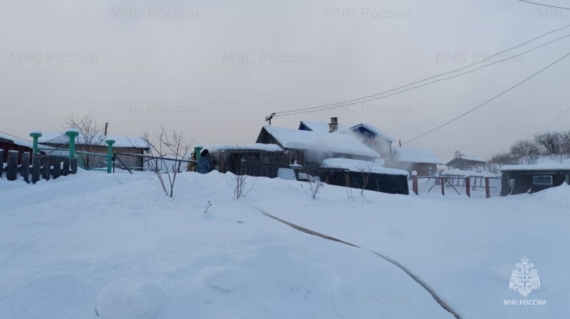 Пожарные ликвидировали возгорание в с. Мгачи